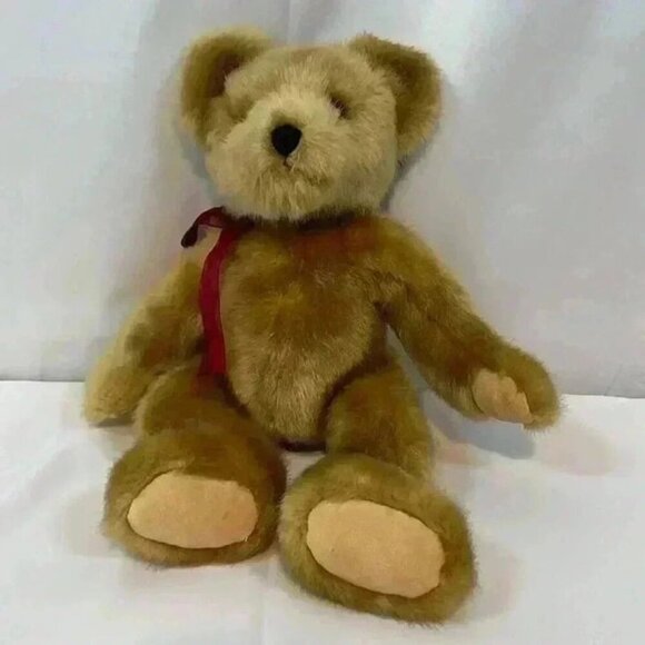 FLOWERS INC BALLOONS TEDDY BEAR PLUSH STUFFED ANIMAL MOVABLE LEGS - Picture 1 of 6